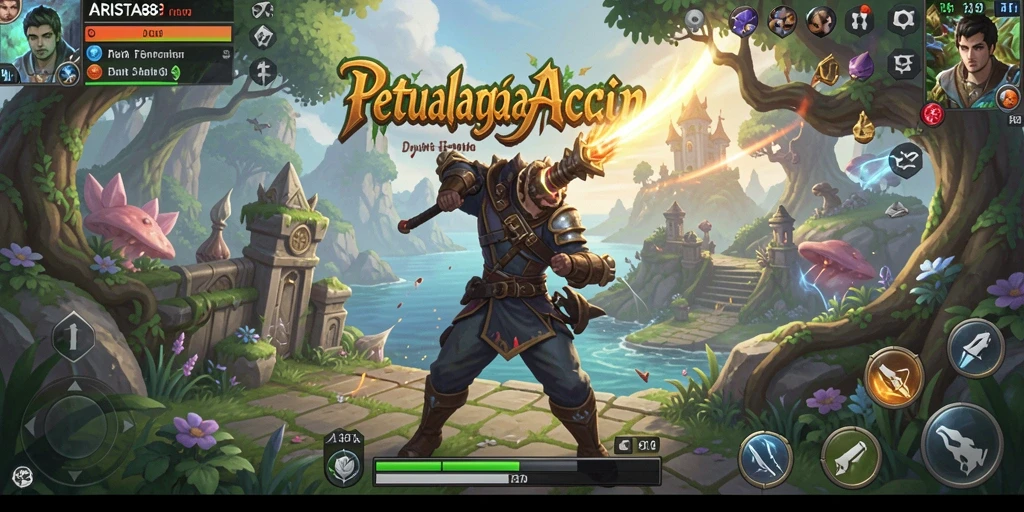 Tampilan menakjubkan dari gameplay ARPG dalam ARISTA88.