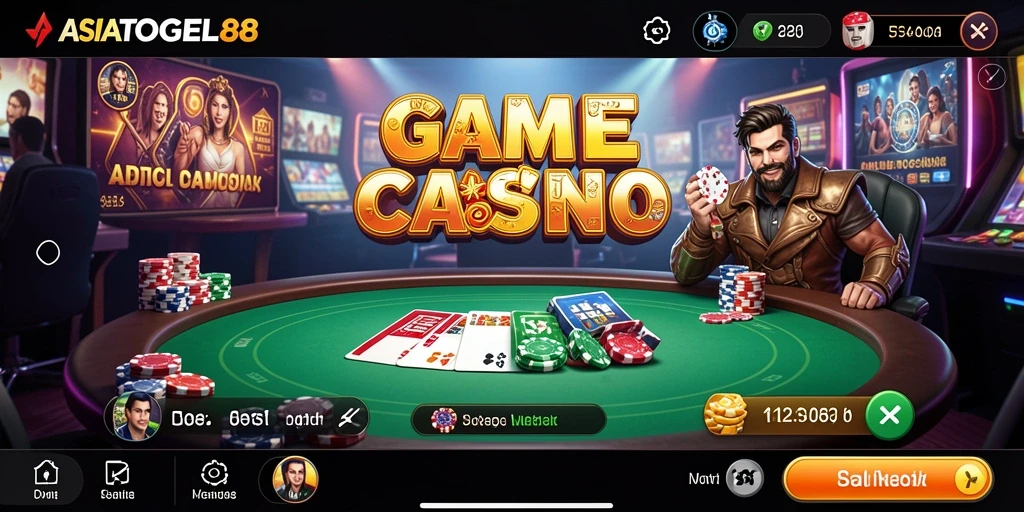 Tampilan gameplay seru di ASIATOGEL88 dengan dealer langsung.