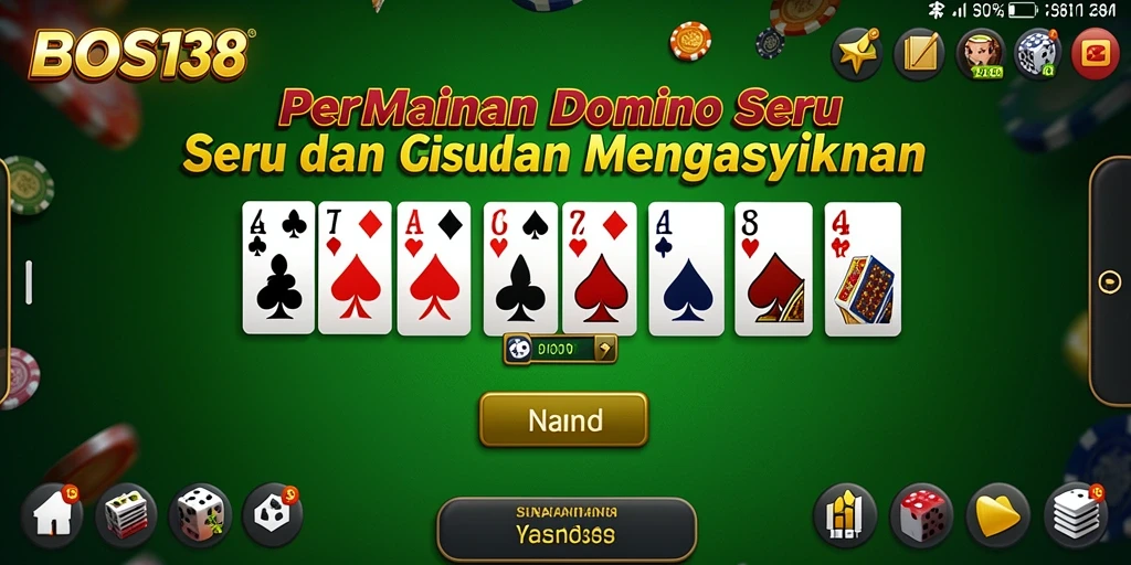 Screenshot gameplay BOS138 dengan aksi seru permainan Domino.