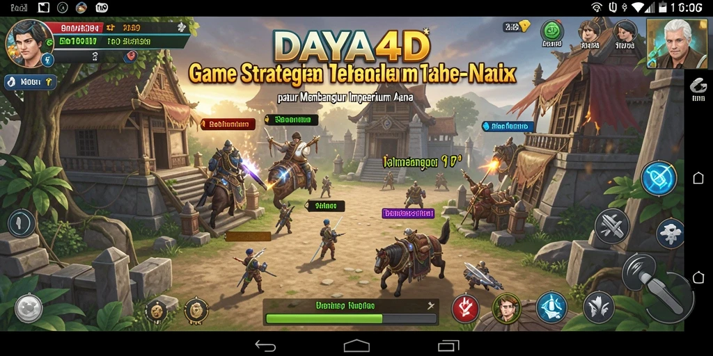Tampilan gameplay DAYA4D yang seru dan strategis.