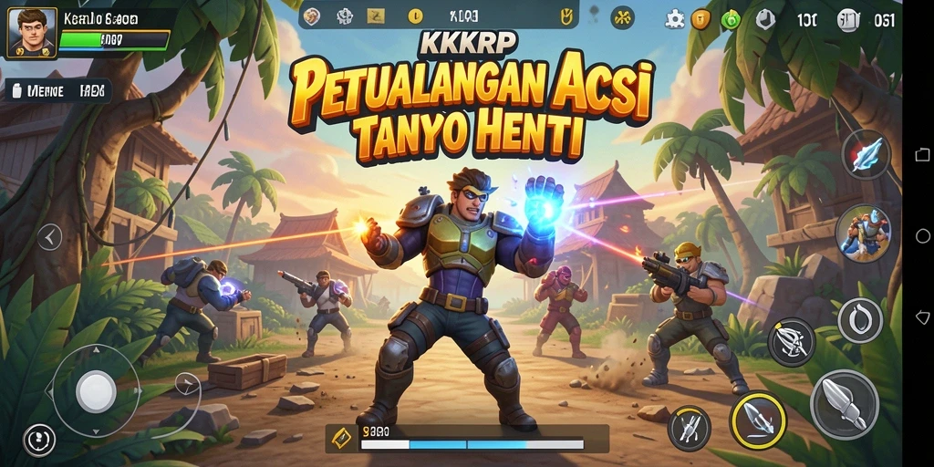 Screenshot KKRP menampilkan aksi intens dan pertarungan seru.