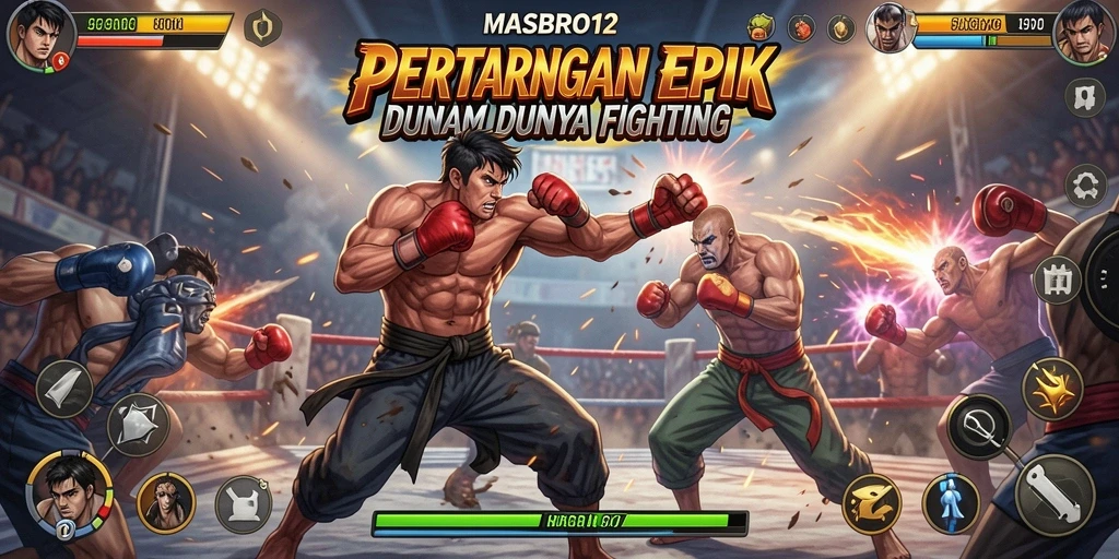 Gameplay mendebarkan dalam pertarungan seru di MASBRO12.