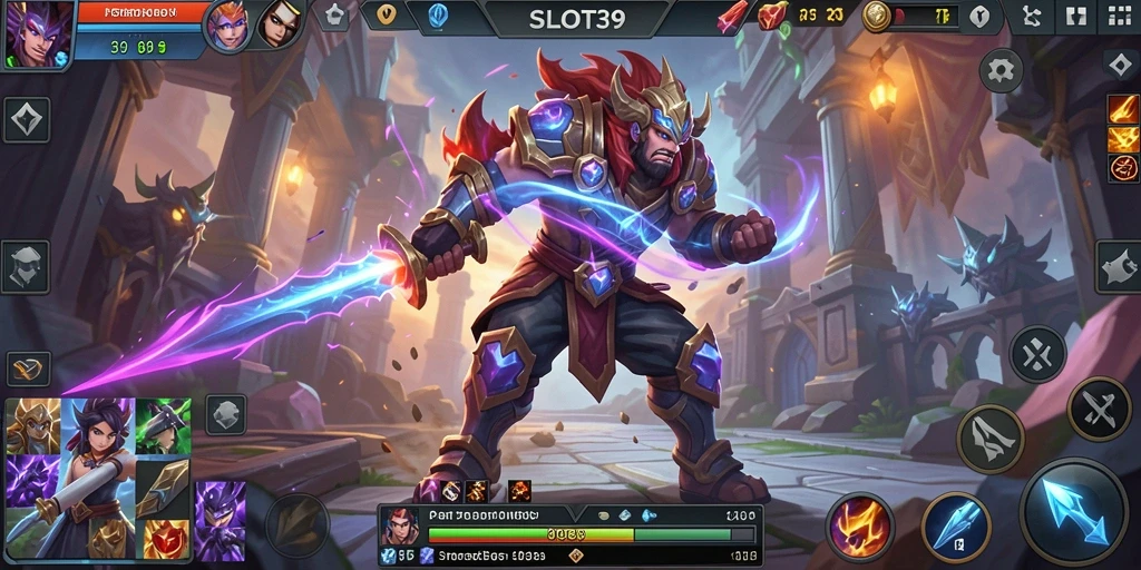 Tampilan gameplay seru di SLOT39 dengan karakter unik beraksi.