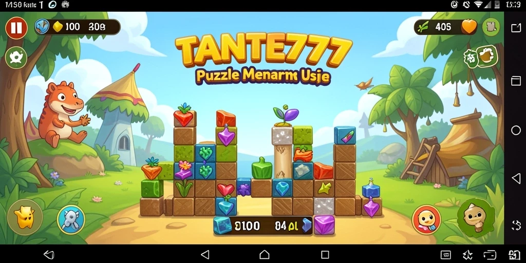 Tampilan gameplay TANTE777 yang menantang dan sangat menarik.